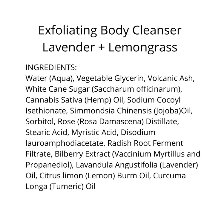 Exfoliating Body Cleanser