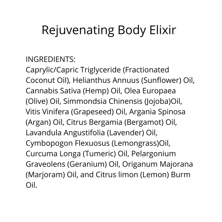 Rejuvenating Body Elixir